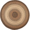 Rhody Easy Living Taupetone EL33 8 ft. X 8 ft. Round Braided Rug