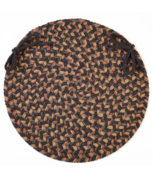 Rhody Easy Living Taupetone EL33 15 in. X 15 in. Chair Pad Set-of-4 Rug