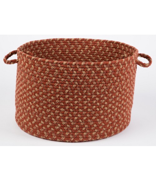 Rhody Easy Living Warm Earth EL43 18 in. X 12 in. Basket Rug