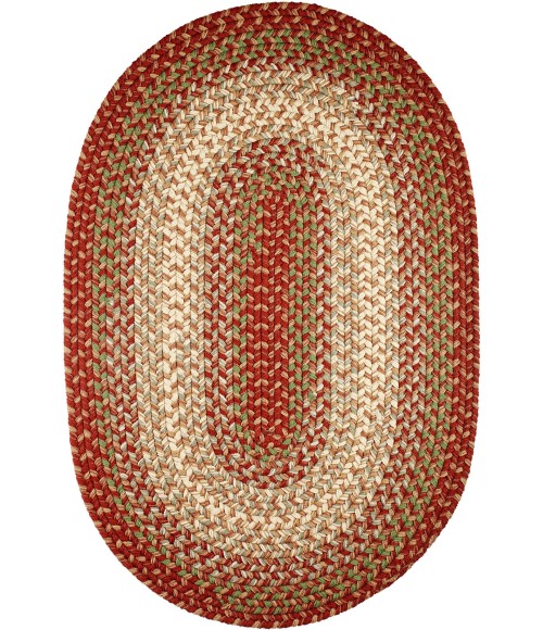 Rhody Easy Living Warm Earth EL43 5 ft. X 8 ft. Oval Rug
