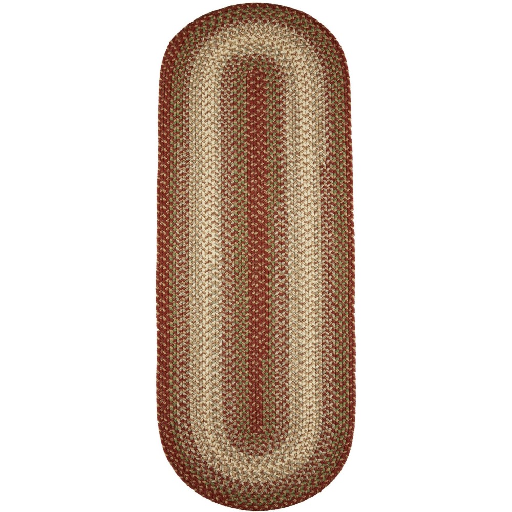 Rhody Easy Living Warm Earth Rug EL43 2X8 Oval Runner - Rugs Town