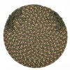Rhody Easy Living Herb Garden EL63 15 in. X 15 in. Chair Pad Set-of-4 Braided Rug