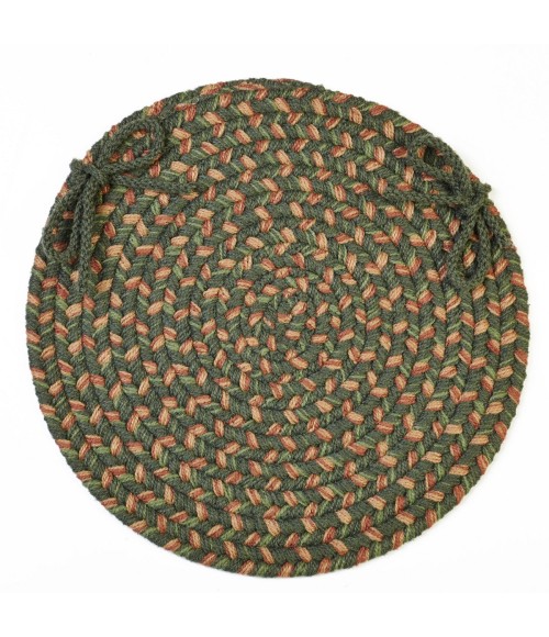 Rhody Easy Living Herb Garden EL63 15 in. X 15 in. Chair Pad Rug