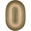 Rhody Easy Living Herb Garden EL63 3 ft. X 5 ft. Oval Braided Rug