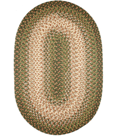 Rhody Easy Living Herb Garden EL63 5 ft. X 8 ft. Oval Rug