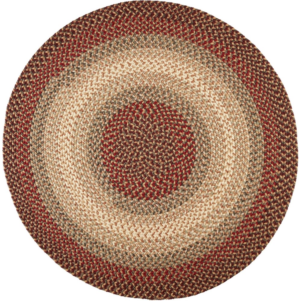 Rhody Easy Living Spanish Red Rug EL73 10X10 Round - Rugs Town