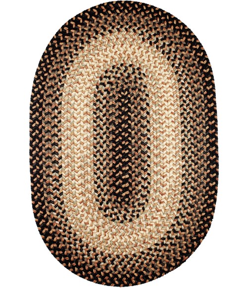 Rhody Easy Living Charcoal EL83 10 ft. X 13 ft. Oval Rug