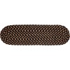 Rhody Easy Living Charcoal EL83 8 in. X 28 in. Stair Tread Set-of-13 Braided Rug