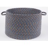 Rhody Easy Living Blue Lake EL93 18 in. X 12 in. Basket Braided Rug