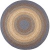 Rhody Easy Living Blue Lake EL93 8 ft. X 8 ft. Round Braided Rug