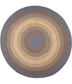 Rhody Easy Living Blue Lake EL93 8 ft. X 8 ft. Round Braided Rug