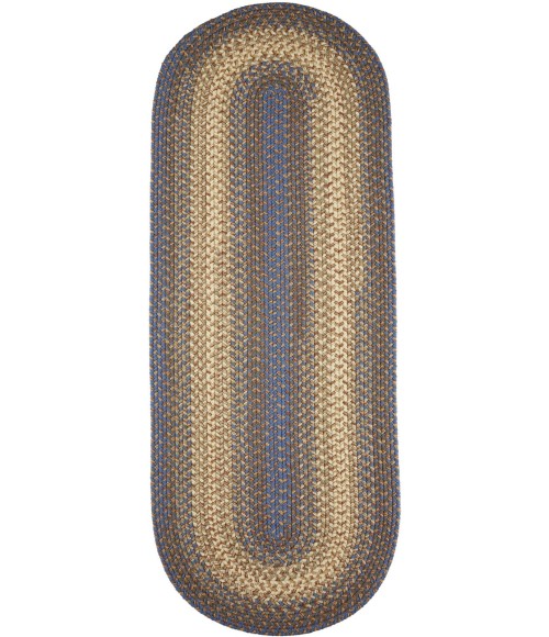 Rhody Easy Living Blue Lake EL93 2 ft. X 8 ft. Oval Runner Rug