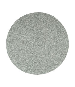 Rhody Elegance Dusty Sage EG22 8 ft. X 8 ft. Round Braided Rug