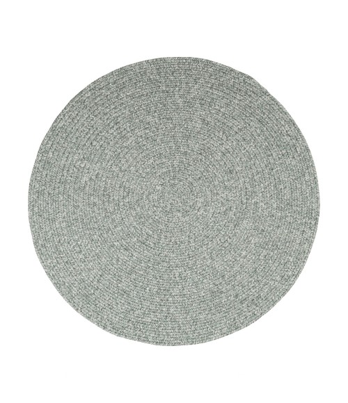 Rhody Elegance Dusty Sage EG22 6 ft. X 6 ft. Round Rug