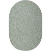 Rhody Elegance Dusty Sage EG22 2 ft. X 3 ft. Oval Braided Rug