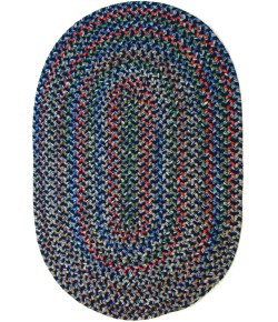 Rhody Katie Navy KA13 2 ft. X 3 ft. Oval Braided Rug