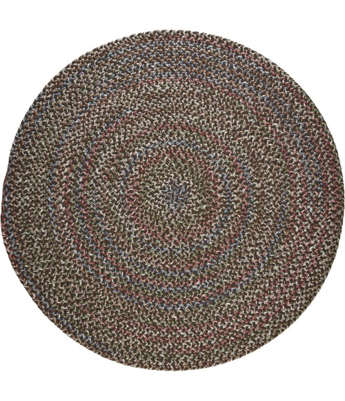 Rhody Katie Brown KA33 6 ft. X 6 ft. Round Rug