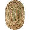 Rhody Katie Camel KA53 2 ft. X 3 ft. Oval Braided Rug
