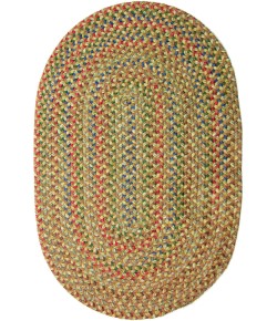 Rhody Katie Camel KA53 2 ft. X 3 ft. Oval Braided Rug