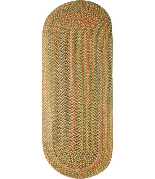 Rhody Katie Camel KA53 2 ft. X 8 ft. Oval Runner Rug