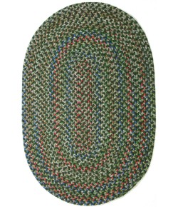 Rhody Katie Sage KA63 10 ft. X 13 ft. Oval Braided Rug