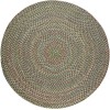Rhody Katie Sage KA63 6 ft. X 6 ft. Round Braided Rug