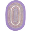 Rhody Kids' Isle Violet KI15 7 ft. X 9 ft. Oval Braided Rug