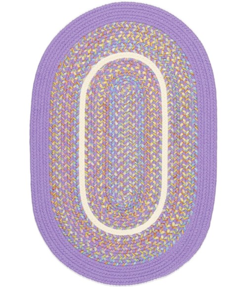 Rhody Kids' Isle Violet KI15 5 ft. X 8 ft. Oval Rug