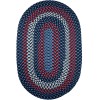 Rhody Manhattan Evening Sky MA14 2 ft. X 3 ft. Oval Braided Rug