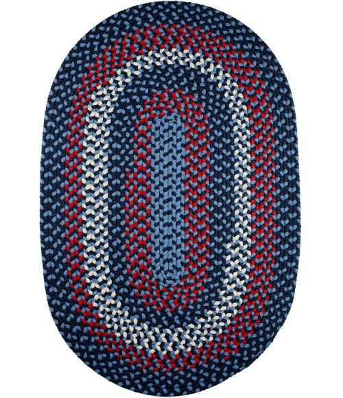 Rhody Manhattan Evening Sky MA14 10 ft. X 13 ft. Oval Rug
