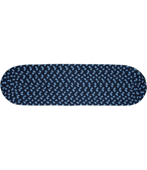 Rhody Manhattan Evening Sky MA14 8 in. X 28 in. Stair Tread Rug