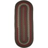 Rhody Manhattan Velvet MA34 2 ft. X 4 ft. Oval Runner Braided Rug