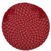 Rhody Manhattan Red Brick MA44 15 in. X 15 in. Chair Pad Braided Rug