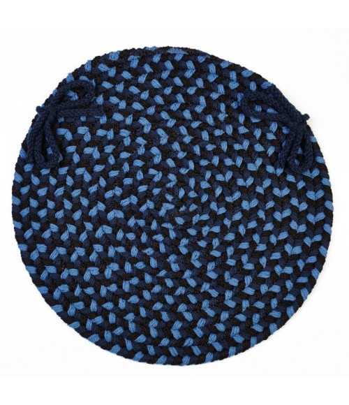 Rhody Mayflower Old Glory MF13 15 in. X 15 in. Chair Pad Set-of-4 Rug