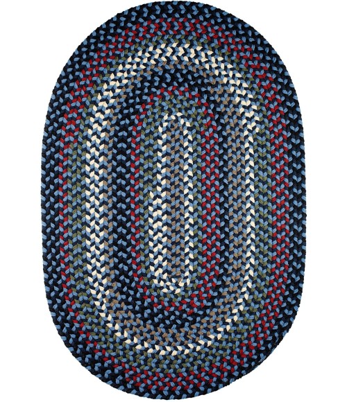 Rhody Mayflower Old Glory MF13 10 ft. X 13 ft. Oval Rug