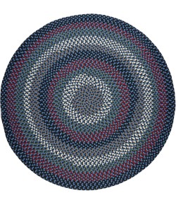 Rhody Mayflower Old Glory MF13 10 ft. X 10 ft. Round Braided Rug