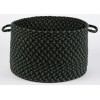 Rhody Mayflower Verdant / Spruce MF23 18 in. X 12 in. Basket Braided Rug