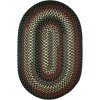 Rhody Mayflower Verdant / Spruce MF23 10 ft. X 13 ft. Oval Braided Rug
