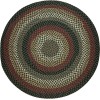 Rhody Mayflower Verdant / Spruce MF23 10 ft. X 10 ft. Round Braided Rug