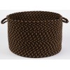Rhody Mayflower Sangria MF43 18 in. X 12 in. Basket Braided Rug
