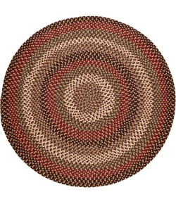 Rhody Mayflower Sangria MF43 10 ft. X 10 ft. Round Braided Rug