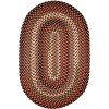 Rhody Mayflower Sangria MF43 10 ft. X 13 ft. Oval Braided Rug