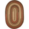 Rhody Mayflower Natural Earth MF53 10 ft. X 13 ft. Oval Braided Rug