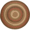Rhody Mayflower Natural Earth MF53 10 ft. X 10 ft. Round Braided Rug