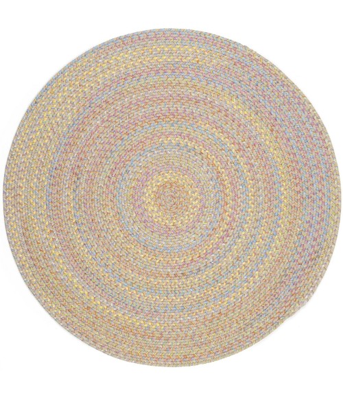 Rhody Playtime SandBeige PT03 10 ft. X 10 ft. Round Rug