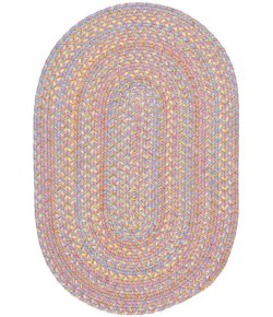 Rhody Playtime Pink PT08 10 ft. X 13 ft. Oval Braided Rug