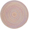 Rhody Playtime Pink PT08 10 ft. X 10 ft. Round Braided Rug