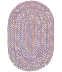 Rhody Playtime Violet PT15 10 ft. X 13 ft. Oval Braided Rug