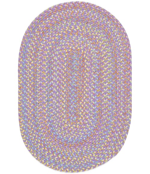 Rhody Playtime Violet PT15 3 ft. X 5 ft. Oval Rug