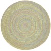 Rhody Playtime Lime PT44 10 ft. X 10 ft. Round Braided Rug